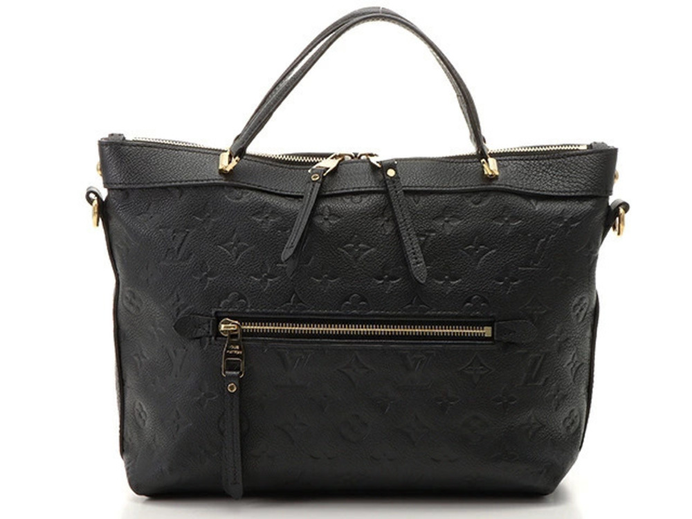 LOUIS VUITTON Bag Handbag Shoulder Bastille Monogram Empreinte Noir Black